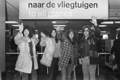 The Golden Earring Departure for the second The Golden Earring USA tour December 17, 1969 Amsterdam Schiphol Airport